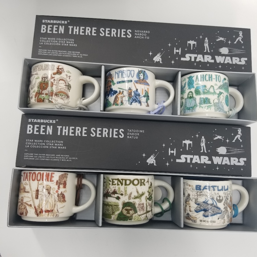 Starbucks Star Wars May the Fourth 2023 Been There Ornament Cups Full Set NWT - Picture 7 of 17
